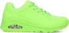 Skechers Womens UNO NIGHT SHADES Athletic Shoes Casual Sneakers Lime/Green