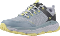 Skechers Womens D'LUX MARIGOLD Athletic Shoes Trail Running Sneakers Blue/Yellow