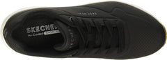 Skechers Womens UNO STAND ON AIR Athletic Shoes Casual Sneakers Black/White