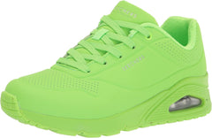 Skechers Womens UNO NIGHT SHADES Athletic Shoes Casual Sneakers Lime/Green