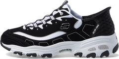 Skechers Womens D'LITES NEW CLASSIC Slip ins Trail Running Sneakers