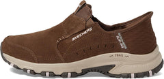 Skechers Womens HILLCREST SUNAPEE Hands Free Slip Ins Casual Shoes Brown