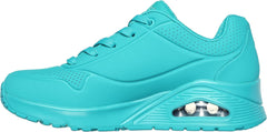 Skechers Womens UNO STAND On AIR Athletic Shoes Casual Sneakers Turquoise