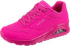 Skechers Womens UNO NIGHT SHADES Athletic Shoes Casual Sneakers Hot Pink