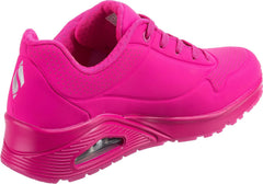 Skechers Womens UNO NIGHT SHADES Athletic Shoes Casual Sneakers Hot Pink