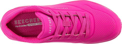 Skechers Womens UNO NIGHT SHADES Athletic Shoes Casual Sneakers Hot Pink