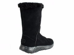 Skechers Women's ON THE GO Casual Winter Warm Black Suede Boots