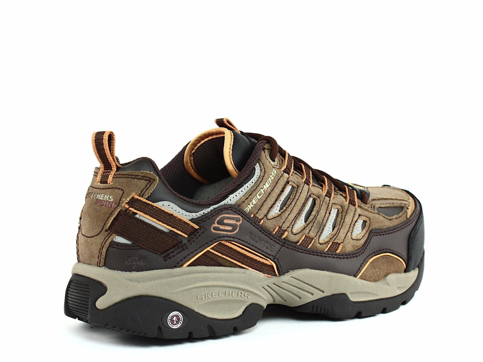 Harde ring Bewusteloos . Skechers COMMAND Steel Toe EH Menss Work & Safety Brown Sneakers Shoes –  ShoeVariety.com