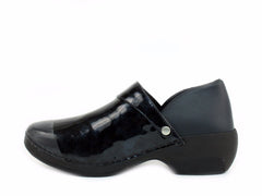 Rocky 4EurSole Women's Nurse Clogs 3 styles in 1 pair of shoes Black Blue Marble