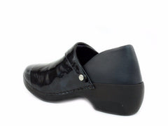 Rocky 4EurSole Women's Nurse Clogs 3 styles in 1 pair of shoes Black Blue Marble