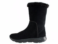 Skechers Women's ON THE GO Casual Winter Warm Black Suede Boots