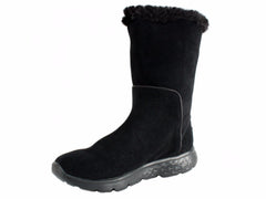 Skechers Women's ON THE GO Casual Winter Warm Black Suede Boots